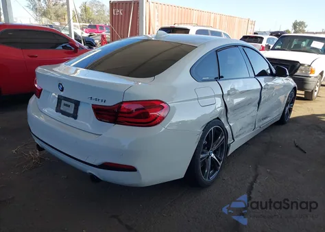 2018 BMW 440I Gran Coupe z USA, uszkodzony, nr VIN WBA4J5C55JBM64892